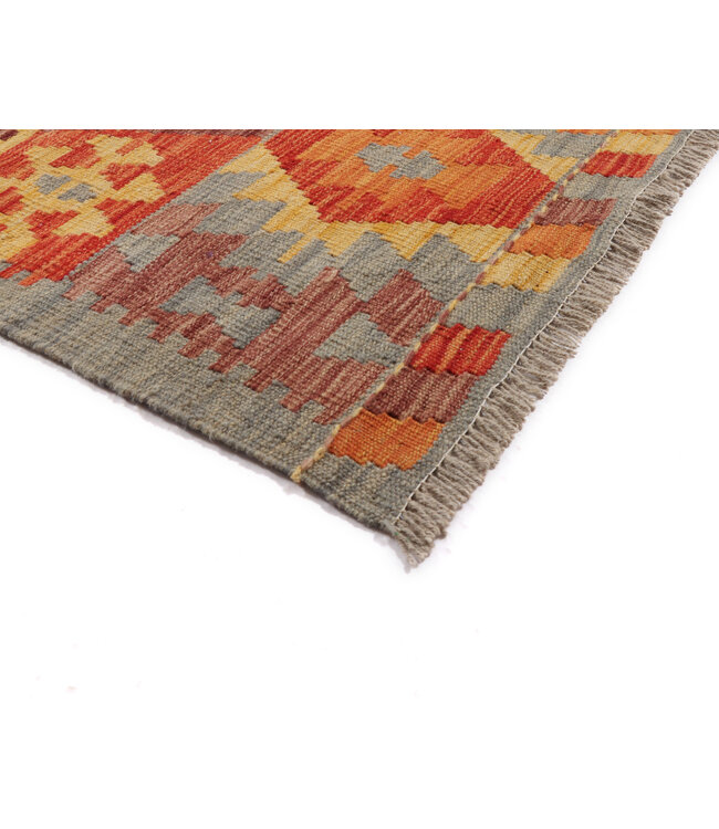 248x177 cm Handgewebter Traditioneller Kelim Teppich Woll