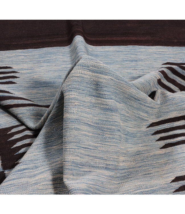 236x183 cm Handgeweven Moderne  Wollen Kelim Tapijt