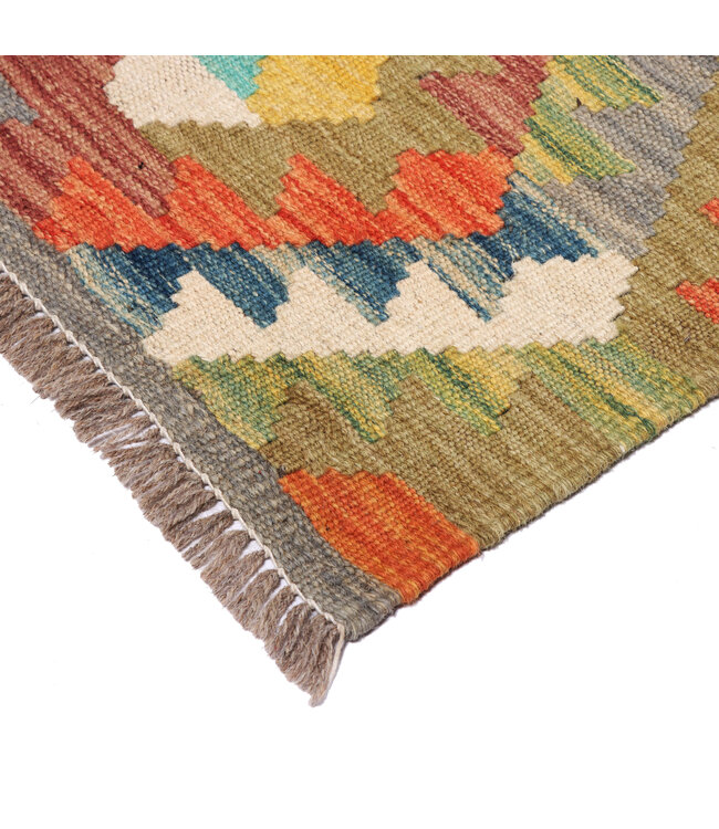 243x73cm  Handwoven Kelim Runner Wool Rug