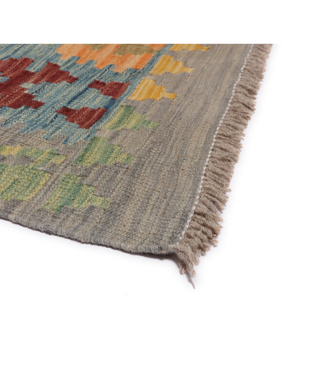 242x203cm  Handgewebter Traditioneller Kelim Teppich Woll