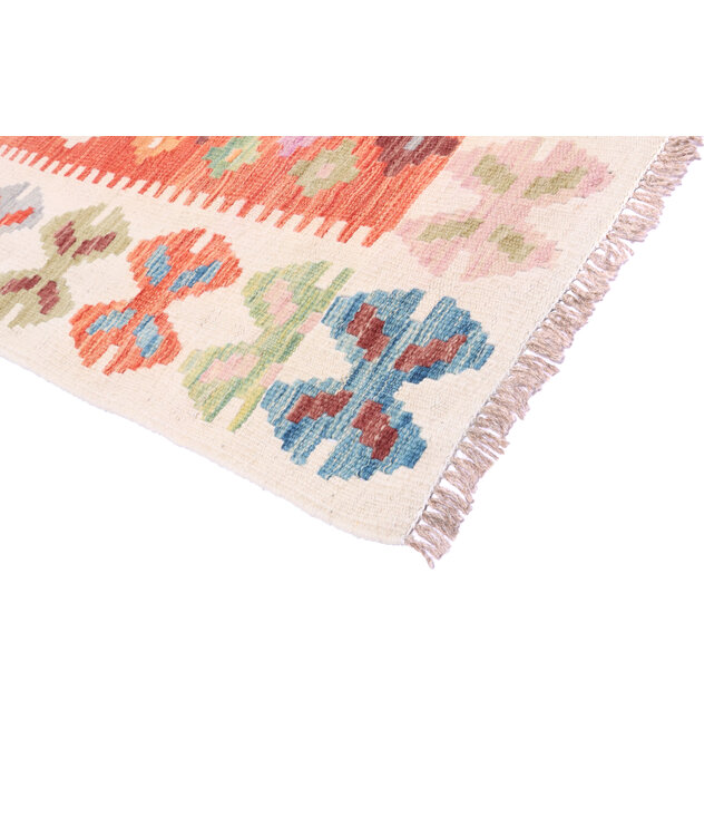 244x197cm Handgewebter Traditioneller Kelim Teppich Woll