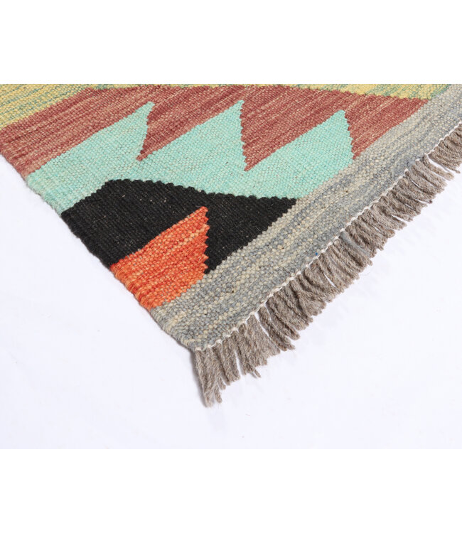 244x171 cm Handgewebter Traditioneller Kelim Teppich Woll