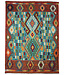 Kelimshop 248x179 cm Handgeweven Traditionele Kelim Vloerkleed Wol Tapijt