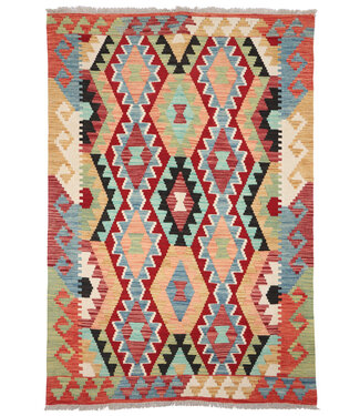 Kelimshop 184x128 cm Handgewebter Traditioneller Kelim Teppich Woll Kelimshop 184x128 cm Handgewebter Traditioneller Kelim Teppich Woll