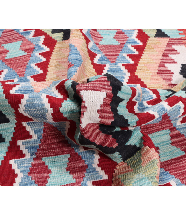 184x128 cm Handwoven Traditional Kelim Area Rug Wool Carpet