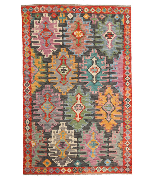 Naila kelim  Handmade  307x199cm  Traditional Kilim Area Rug Wool Carpet