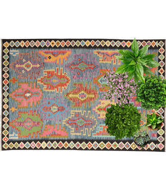 Kelimshop Naila kelim Handgemacht 291x196 cm Traditional Wolle Kelim Teppich Kelimshop Naila kelim Handgemacht 291x196 cm Traditional Wolle Kelim Teppich