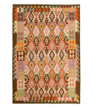 Kelimshop 303x209cm Handgewebter Traditioneller Kelim Teppich Woll Kelimshop 303x209cm Handgewebter Traditioneller Kelim Teppich Woll