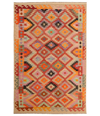 Kelimshop 302x196cm Handgewebter Traditioneller Kelim Teppich Woll Kelimshop 302x196cm Handgewebter Traditioneller Kelim Teppich Woll