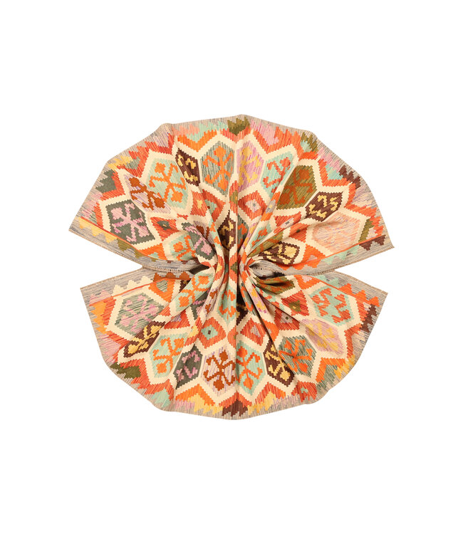 300x202cm Handwoven Traditional Kelim Area Rug Wool Carpet