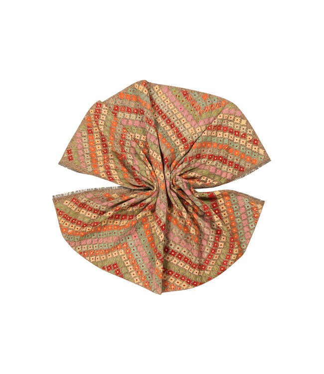 295x200cm Handgewebter Traditioneller Kelim Teppich Woll