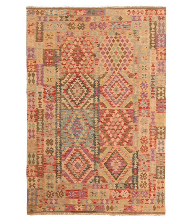 Kelimshop 297x199cm Handgeweven Traditionele Kelim Vloerkleed Wol Tapijt