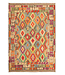 Kelimshop 286x199cm Afghanischer orientalischer Wollteppich handgefertigter Kelim-Teppich