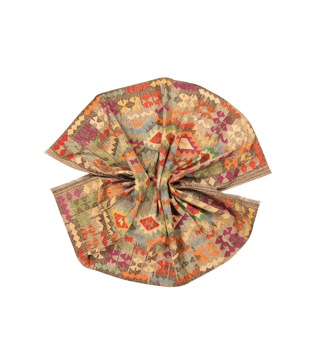 286x199cm Afghaans oosters wollen tapijt handgemaakt Kelim-kleed