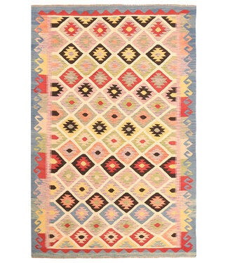 Kelimshop 309x200cm Afghanischer orientalischer Wollteppich handgefertigter Kelim-Teppich Kelimshop 309x200cm Afghanischer orientalischer Wollteppich handgefertigter Kelim-Teppich