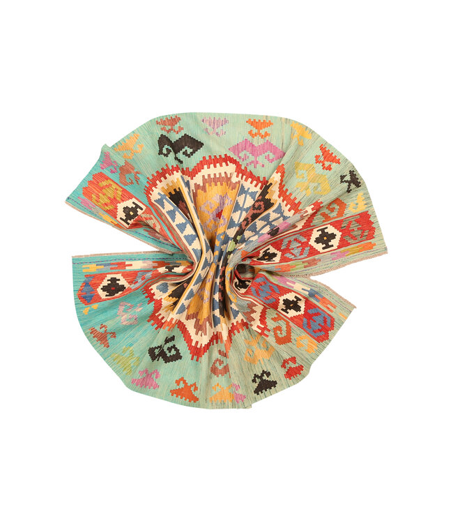 300x198cm Afghaans oosters wollen tapijt handgemaakt Kelim-kleed