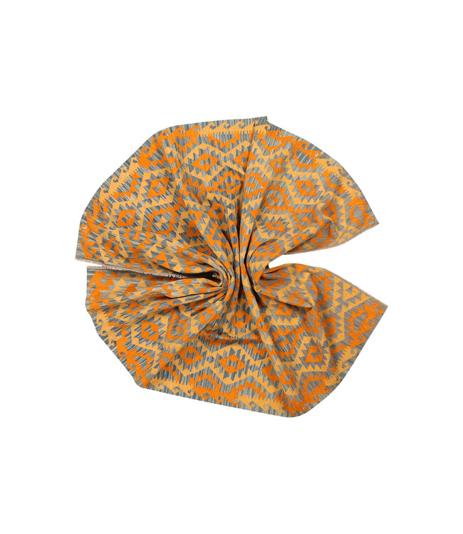 291x200cm Afghanischer orientalischer Wollteppich handgefertigter Kelim-Teppich