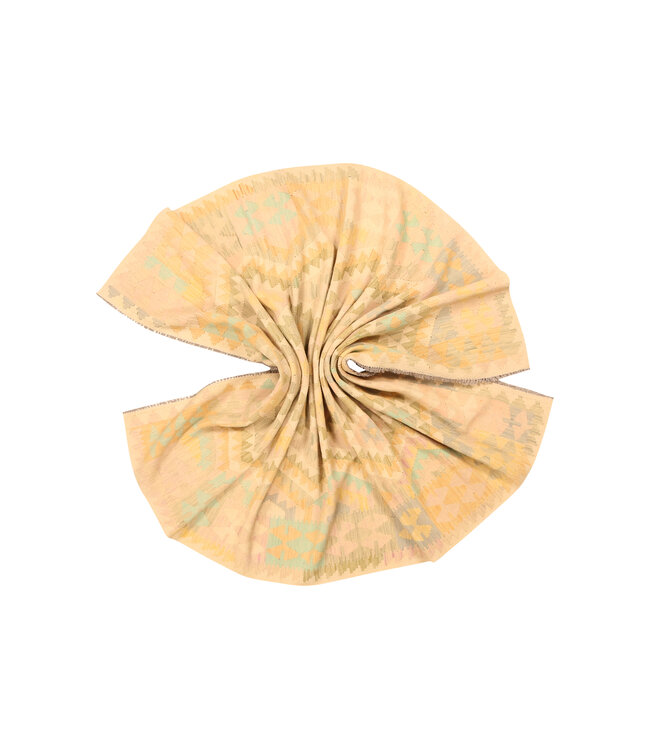 293x192cm Afghanischer orientalischer Wollteppich handgefertigter Kelim-Teppich