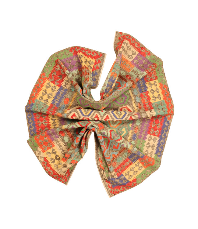 295x194cm Afghan Oriental wool carpet Handmade Kelim Rug