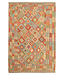 Kelimshop 295x201cm Afghaans oosters wollen tapijt handgemaakt Kelim-kleed