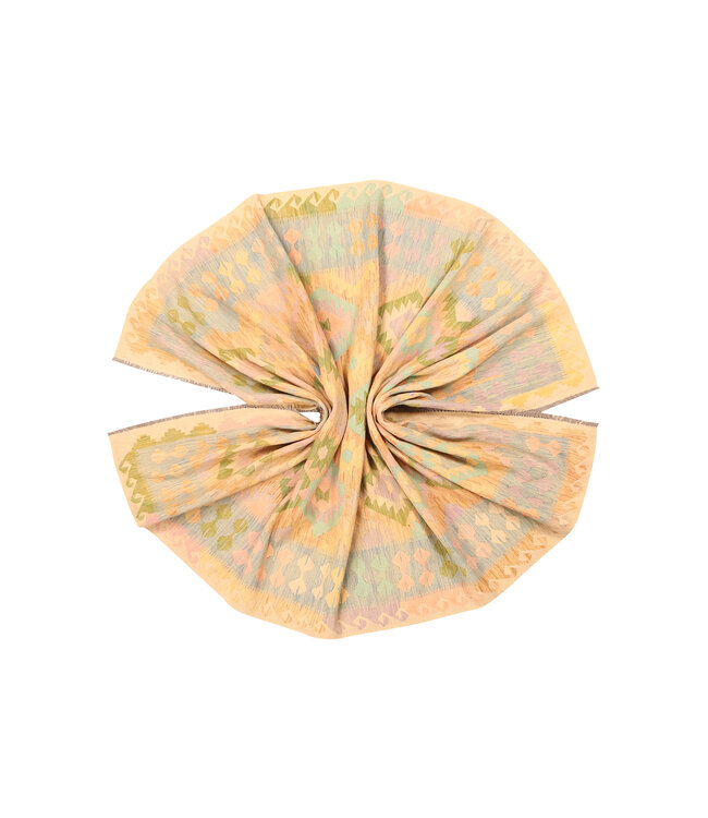 307x196cm Afghaans oosters wollen tapijt handgemaakt Kelim-kleed