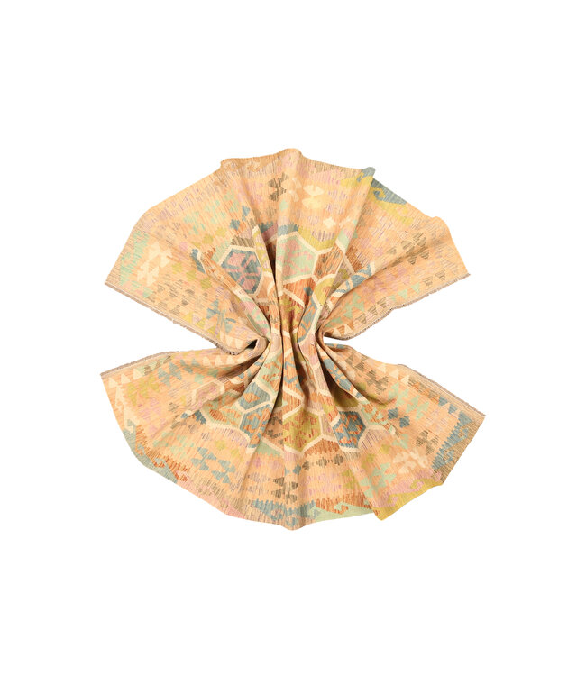 303x203cm Afghaans oosters wollen tapijt handgemaakt Kelim-kleed