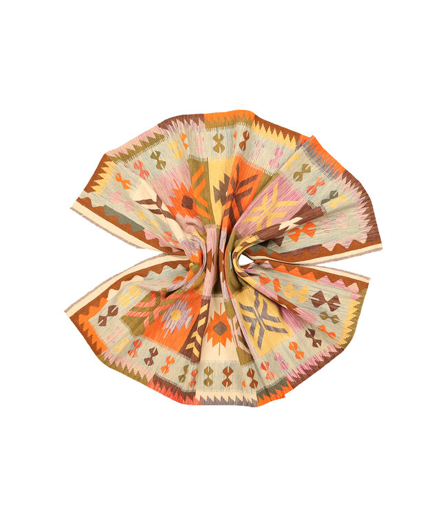 294x200cm Afghan Oriental wool carpet Handmade Kelim Rug