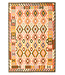 Kelimshop 296x200cm Afghanischer orientalischer Wollteppich handgefertigter Kelim-Teppich