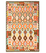 Kelimshop 298x206cm Afghaans oosters wollen tapijt handgemaakt Kelim-kleed