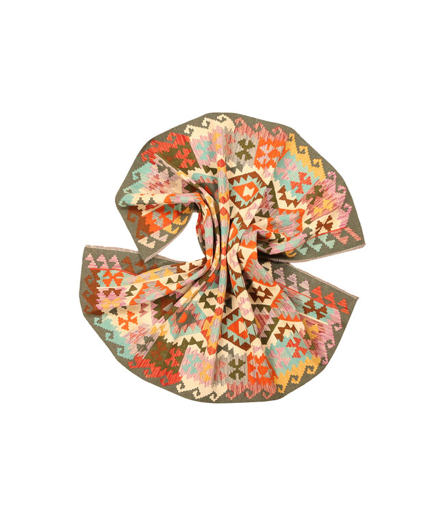 298x206cm Afghaans oosters wollen tapijt handgemaakt Kelim-kleed