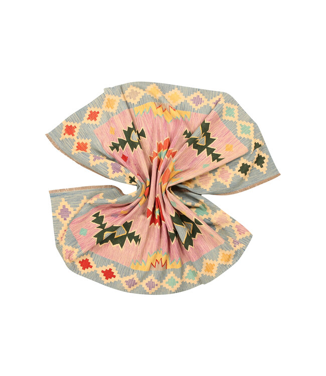 299x196cm Afghaans oosters wollen tapijt handgemaakt Kelim-kleed