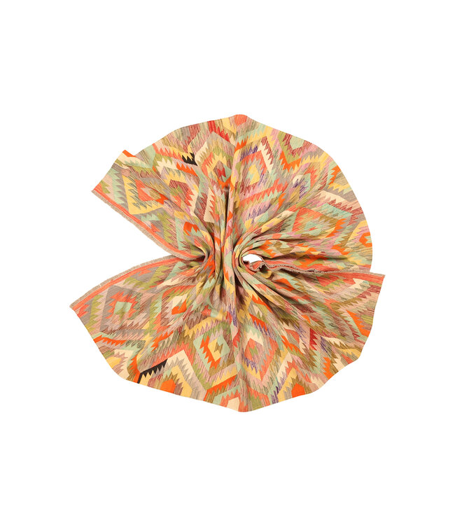 298x199cm Afghaans oosters wollen tapijt handgemaakt Kelim-kleed