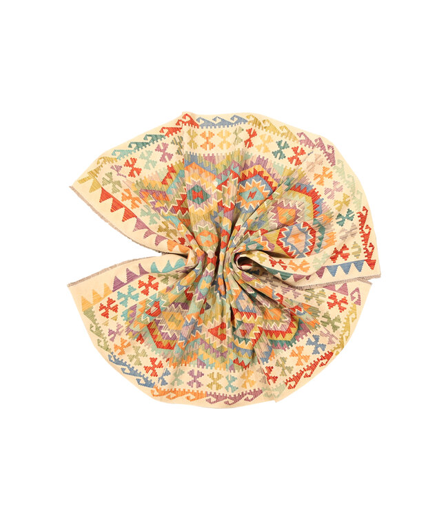 296x197cm Afghan Oriental wool carpet Handmade Kelim Rug