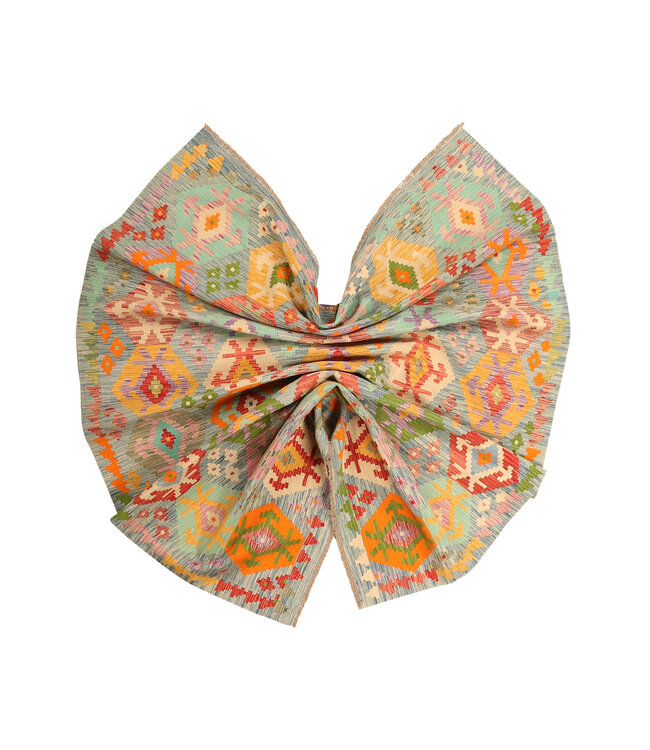 299x204cm Afghan Oriental wool carpet Handmade Kelim Rug