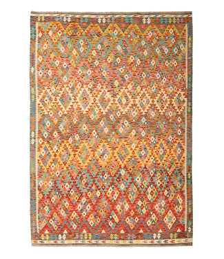 Kelimshop 298x210cm Afghan Oriental wool carpet Handmade Kelim Rug Kelimshop 298x210cm Afghan Oriental wool carpet Handmade Kelim Rug