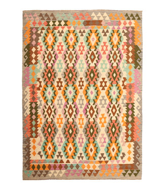 Kelimshop 292x205cm Afghan Oriental wool carpet Handmade Kelim Rug Kelimshop 292x205cm Afghan Oriental wool carpet Handmade Kelim Rug