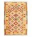 Kelimshop 293x202cm Afghanischer orientalischer Wollteppich handgefertigter Kelim-Teppich