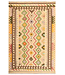 Kelimshop 300x195cm  Afghanischer orientalischer Wollteppich handgefertigter Kelim-Teppich