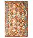 Kelimshop 306x194cm Afghanischer orientalischer Wollteppich handgefertigter Kelim-Teppich