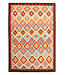Kelimshop 299x204cm  Afghanischer orientalischer Wollteppich handgefertigter Kelim-Teppich