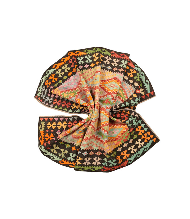 298x204cm Afghaans oosters wollen tapijt handgemaakt Kelim-kleed