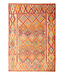 Kelimshop 292x202cm Afghanischer orientalischer Wollteppich handgefertigter Kelim-Teppich