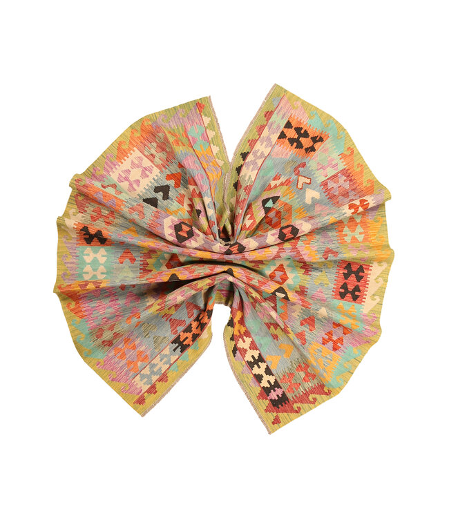 306x202cm Afghan Oriental wool carpet Handmade Kelim Rug