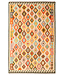 Kelimshop 310x203cm Afghanischer orientalischer Wollteppich handgefertigter Kelim-Teppich