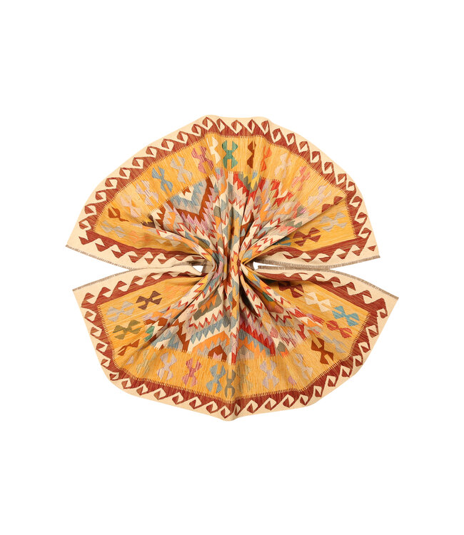 298x200cm Afghaans oosters wollen tapijt handgemaakt Kelim-kleed