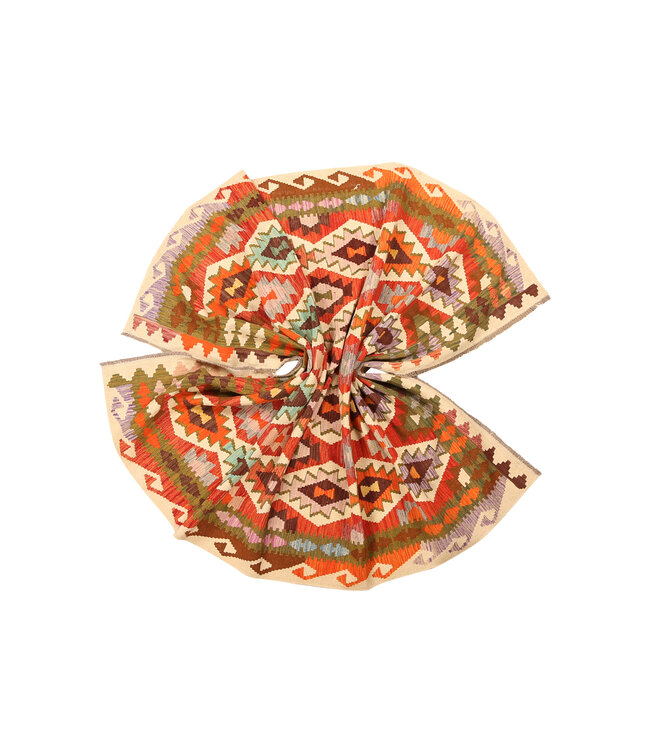 295x202cm Afghan Oriental wool carpet Handmade Kelim Rug