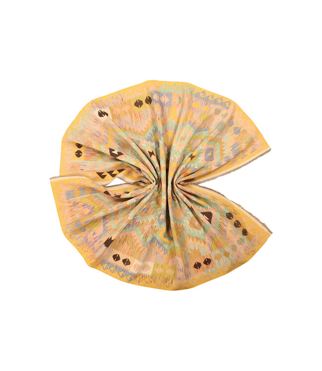 297x203cm Afghaans oosters wollen tapijt handgemaakt Kelim-kleed