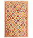 Kelimshop 303x202cm Afghanischer orientalischer Wollteppich handgefertigter Kelim-Teppich