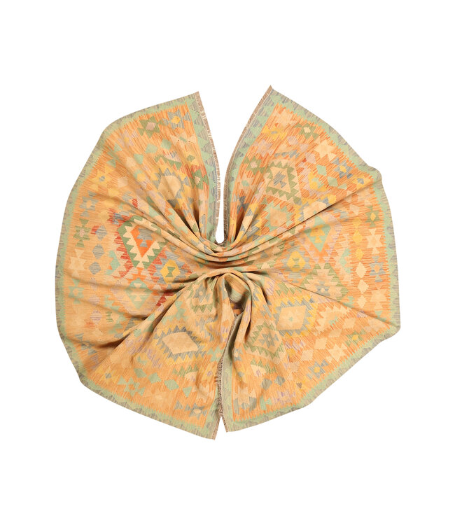 304x200cm Afghaans oosters wollen tapijt handgemaakt Kelim-kleed