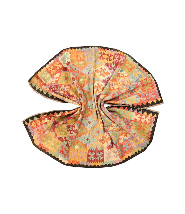 299x196cm Afghan Oriental wool carpet Handmade Kelim Rug